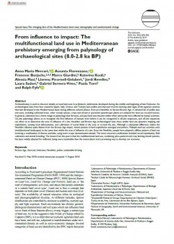 From influence to impact: The multifunctional land use in Mediterranean prehistory emerging from palynology of archaeological sites (8.0-2.8 ka BP)